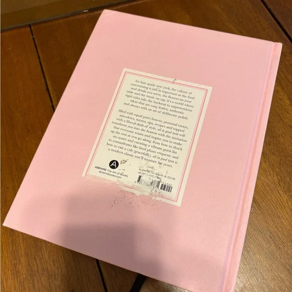 Kate Spade Pink 'All in Good Taste' Hardcover - Picture 3 of 4